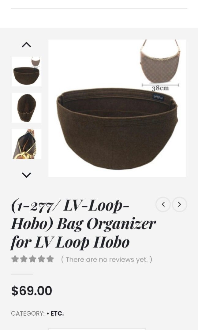 1-306/ LV-PMH) Bag Organizer for LV Pop My Heart Pouch - SAMORGA