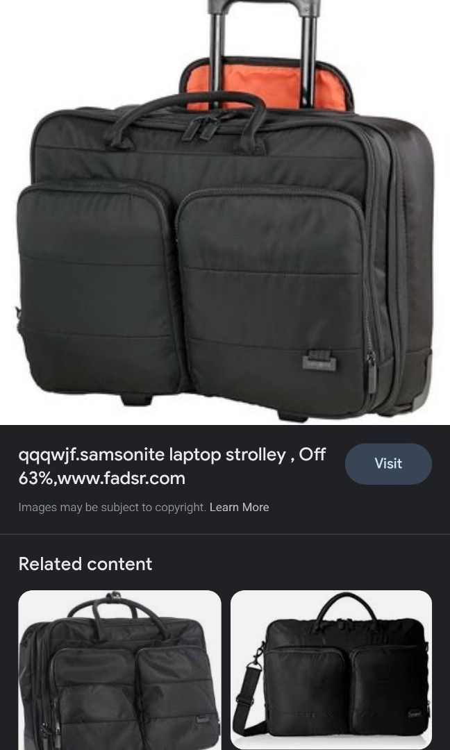 Samsonite discount laptop strolley
