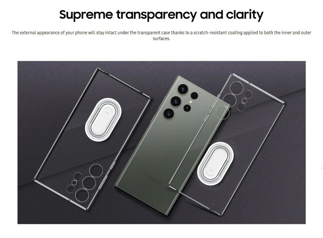Samsung Clear Gadget Case Galaxy S23 Ultra / Galaxy S23+ / Galaxy S23