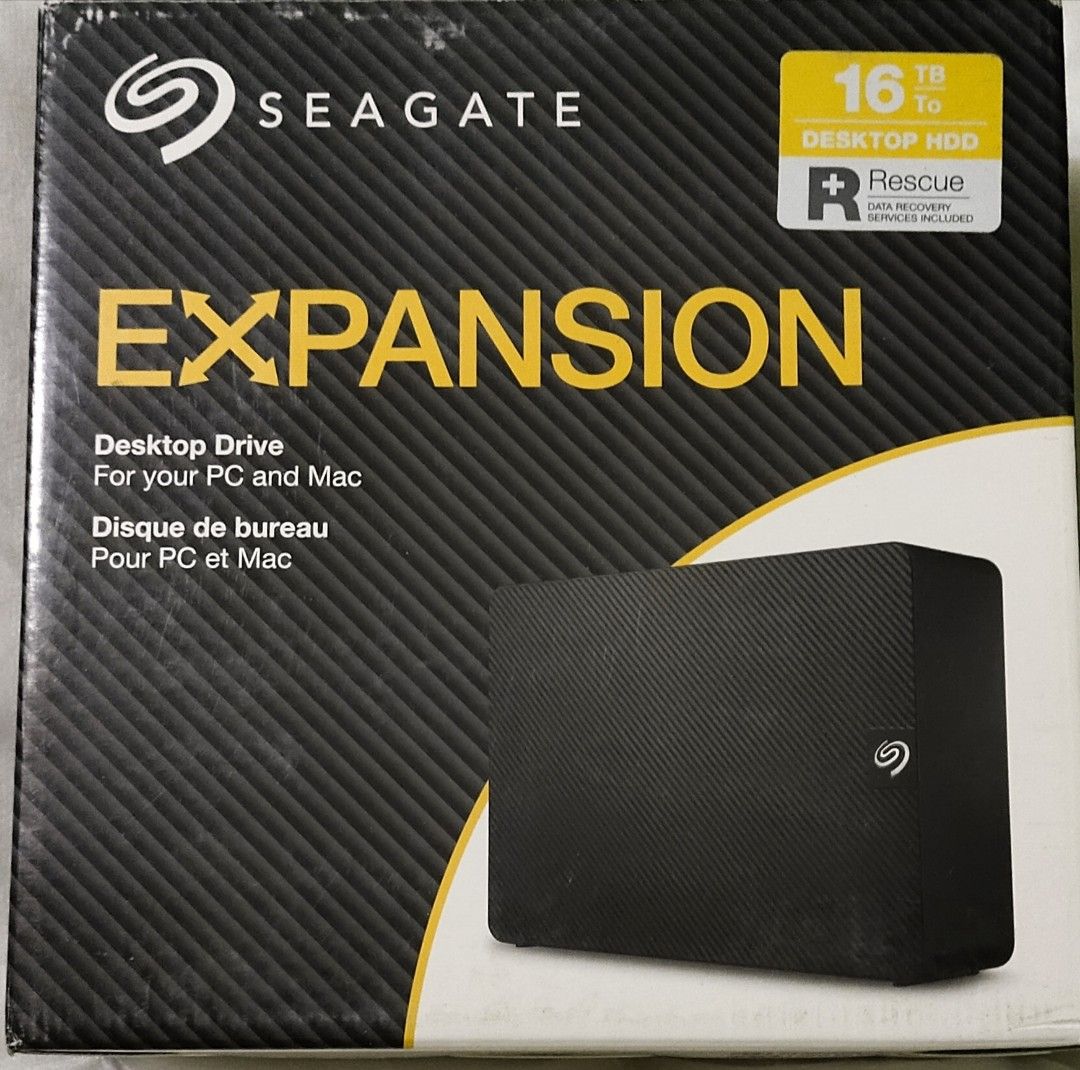Seagate 16TB / 18TB Expansion Desktop Drive Singapore Warranty Feb 2025