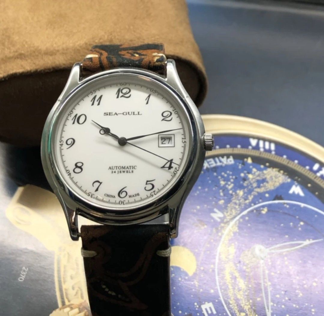 Seagul ultra slim Watch ORI, Fesyen Wanita, Jam Tangan di Carousell