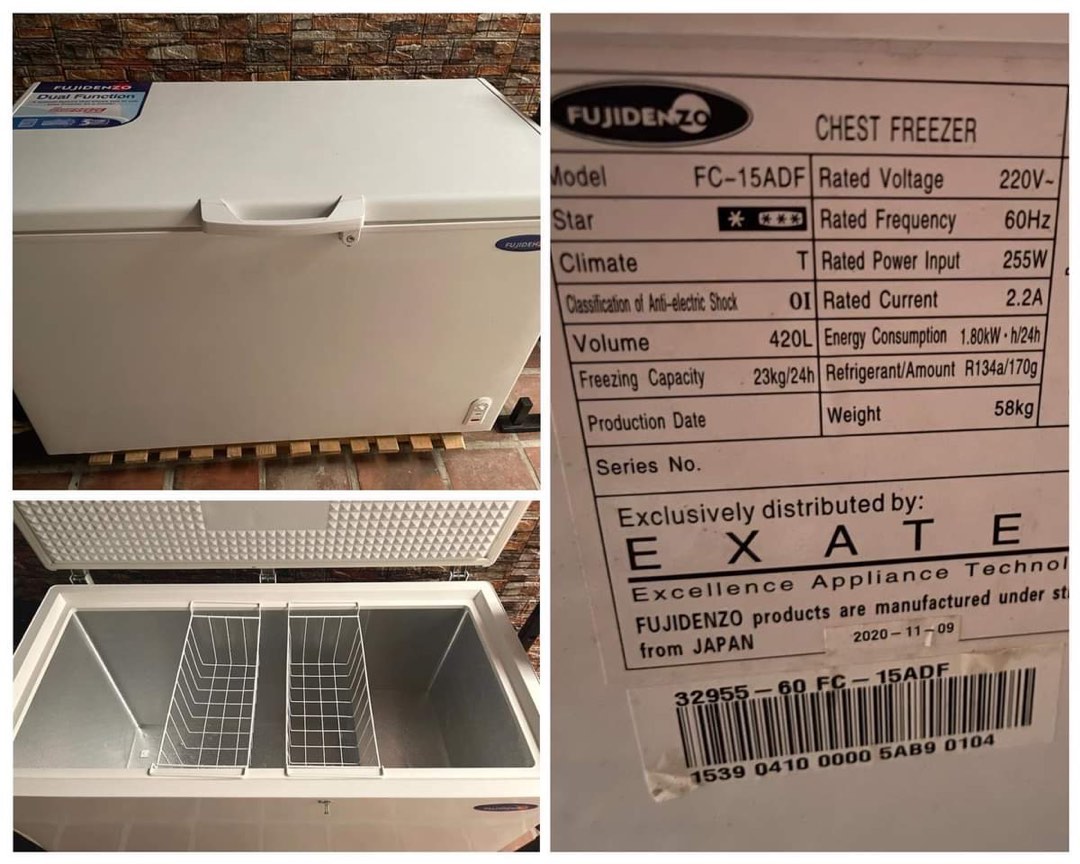 Second hand chest freezer, TV & Home Appliances, Kitchen Appliances