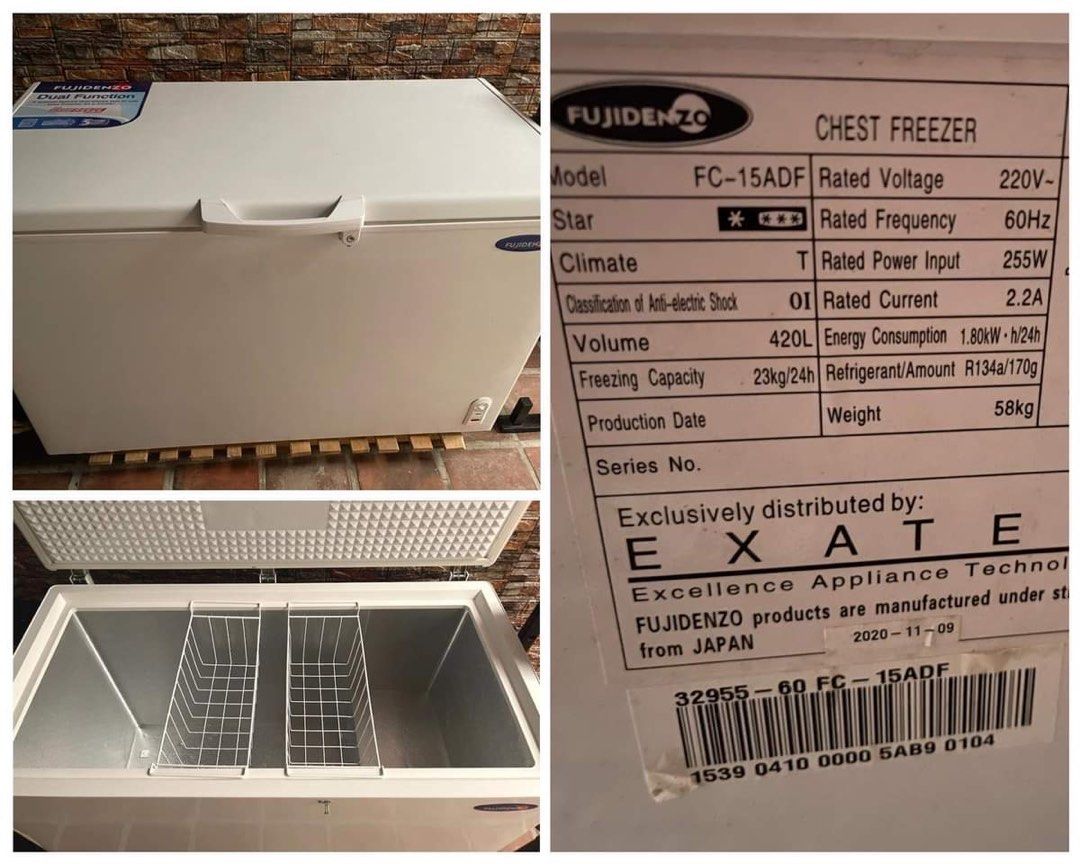 Second hand chest freezer, TV & Home Appliances, Kitchen Appliances, Refrigerators and Freezers