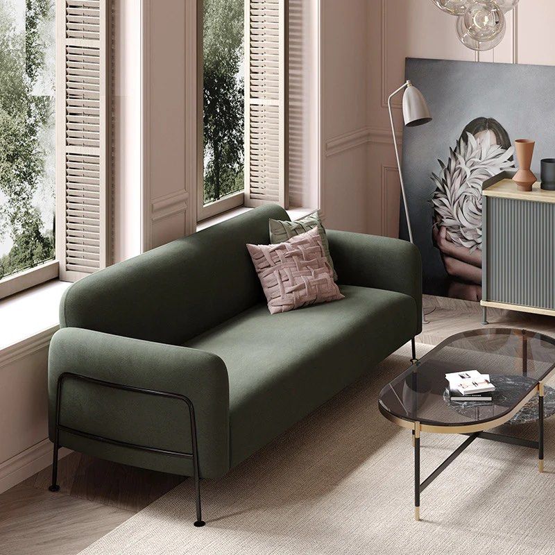 Round store arm couch