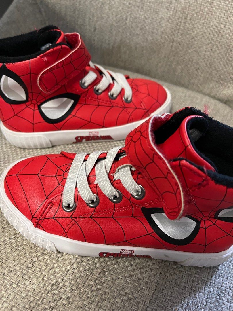 Spiderman shoes, Babies & Kids, Babies & Kids Fashion on Carousell
