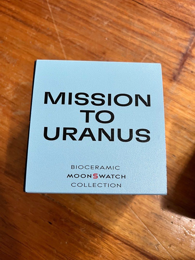 Swatch x Omega Watch (Category: Men's Watches) located in Mandaluyong City. Submitted by bumbletumble (Listing ID 1215308796, Image 3). Description: Brand new Mission to Uranus Comes complete Rfs: gifted with another one.