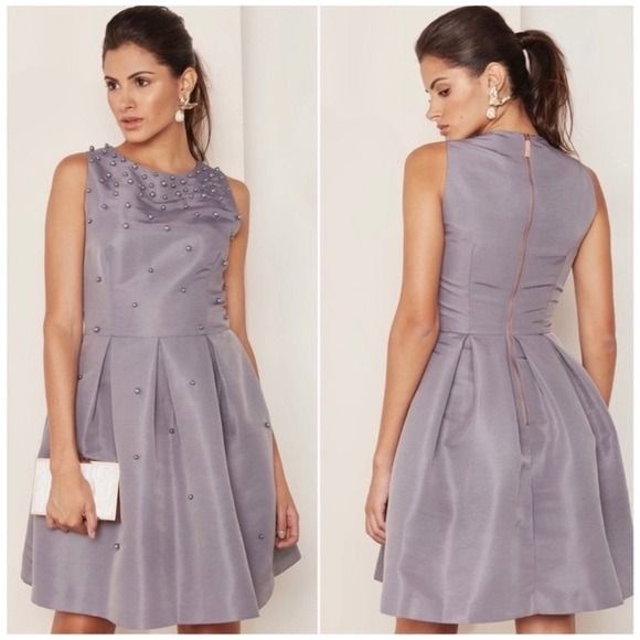 Ted Baker Milliea Pearl Embellished Skater Dress