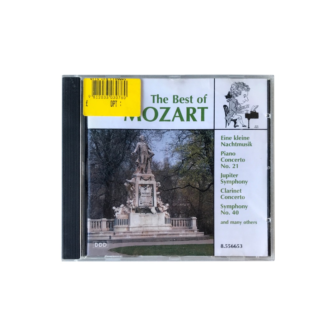 The best of mozart naxos cd on carousell