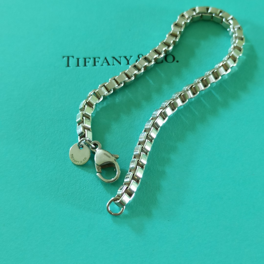 Tiffany& Co SV 925 bracelet, Women's Fashion, Jewelry & Organisers ...