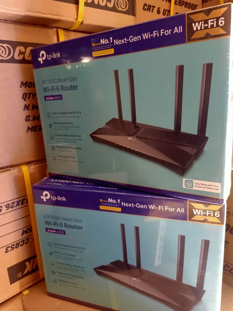 Tplink wifi 6 router, Computers & Tech, Parts & Accessories, Networking ...