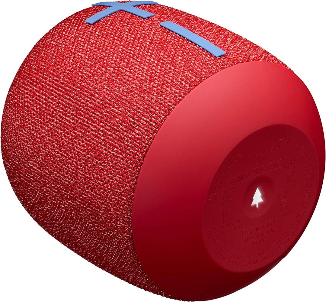 ULTIMATE EARS WONDERBOOM 2 Portable Wireless Bluetooth Speaker Big Bass 360 Sound Waterproof Dustproof IP67 Floatable 100 Ft Range Red