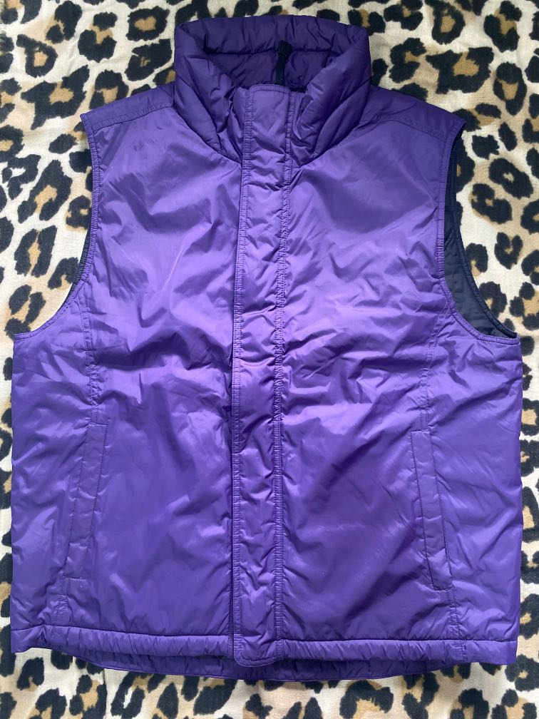 Uniqlo Puffer Vest (deep purple), Men's Fashion, Coats, Jackets and