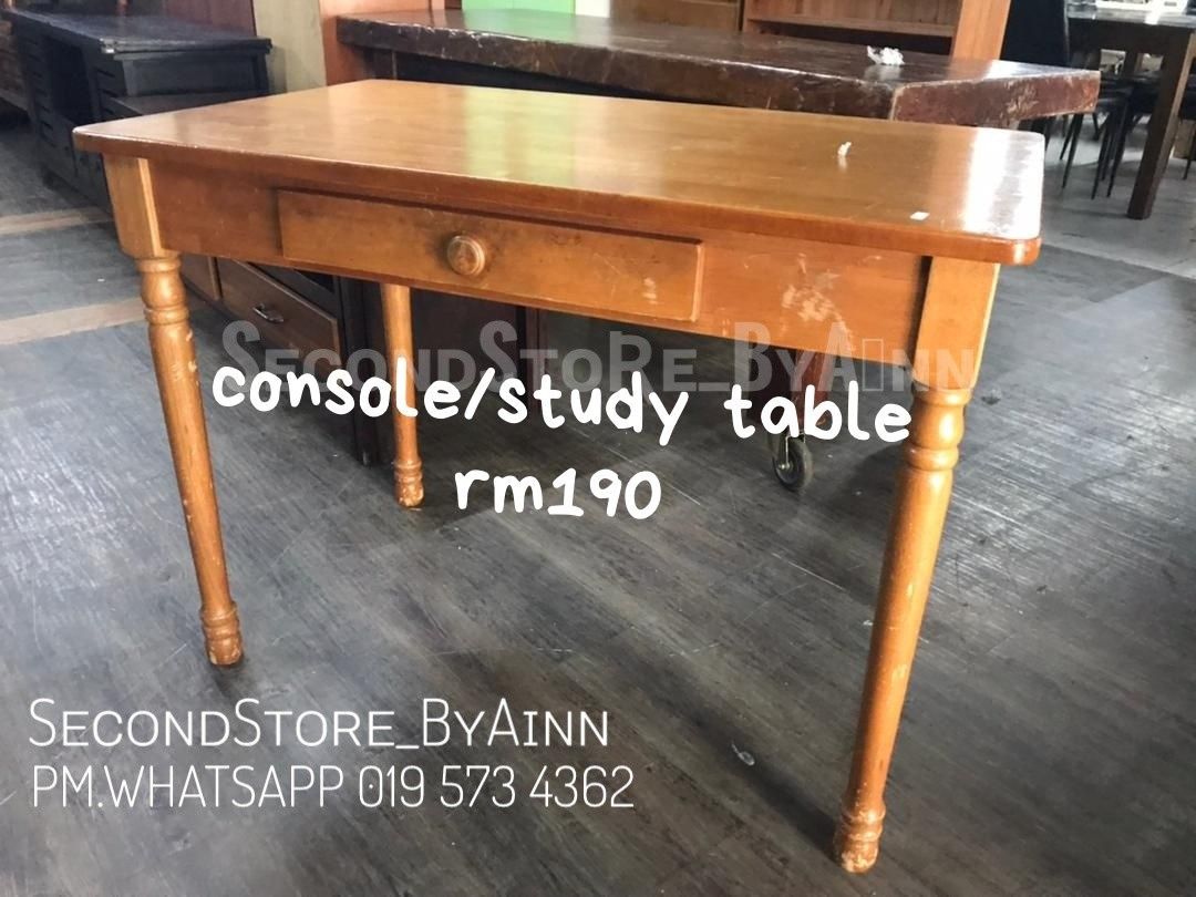 Used Console Table, Furniture & Home Living, Furniture, Tables & Sets ...