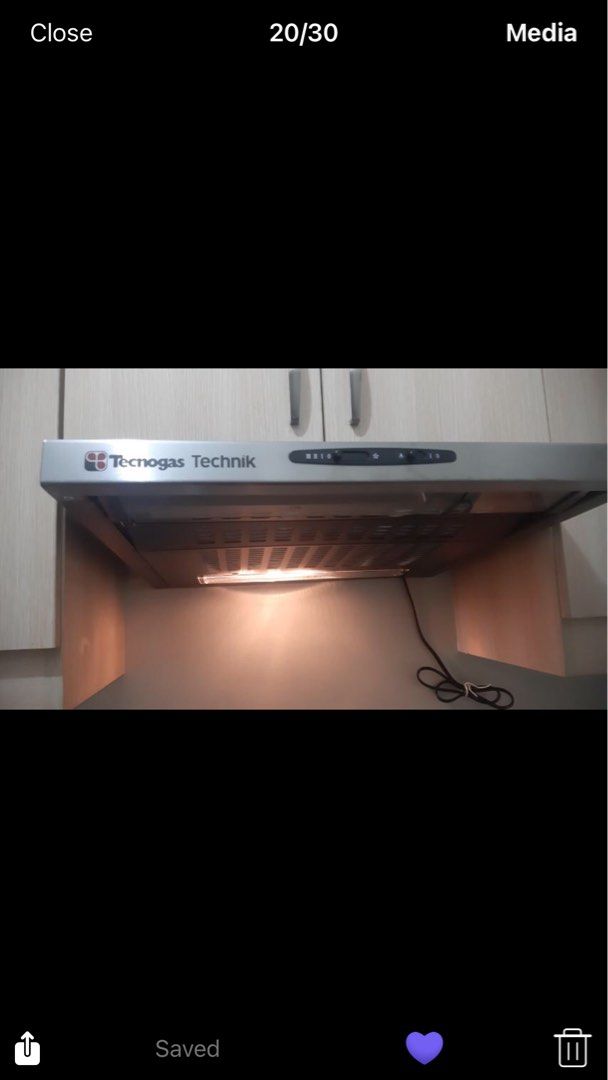 Used Tecnogas Range Hood on Carousell