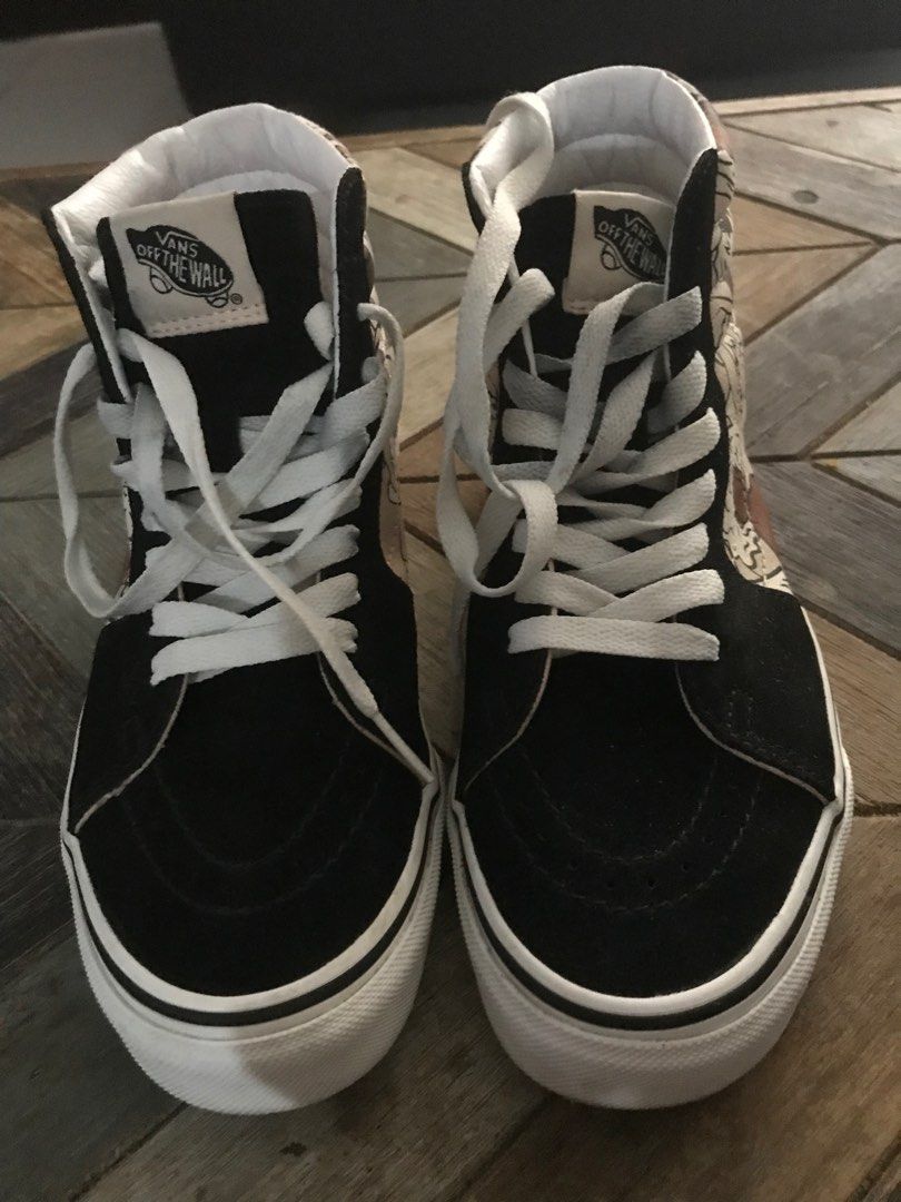 Vans Sk8 hi limited edition (Category: Sneakers) located in Davao. Submitted by francesto02781 (Listing ID 1215159983, Image 2). Description: Vans sk8 hi limited edition with original box and lace Good as new Size 6 women .