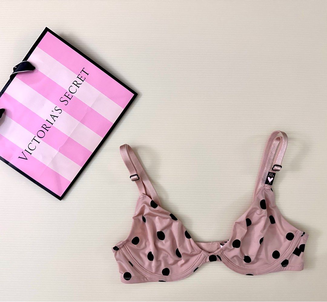 32A Pink Victoria's Secret Demi Bra, Women's Fashion, Undergarments &  Loungewear on Carousell