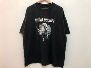 VINTAGE RHINO BUCKET BAND T SHIRT