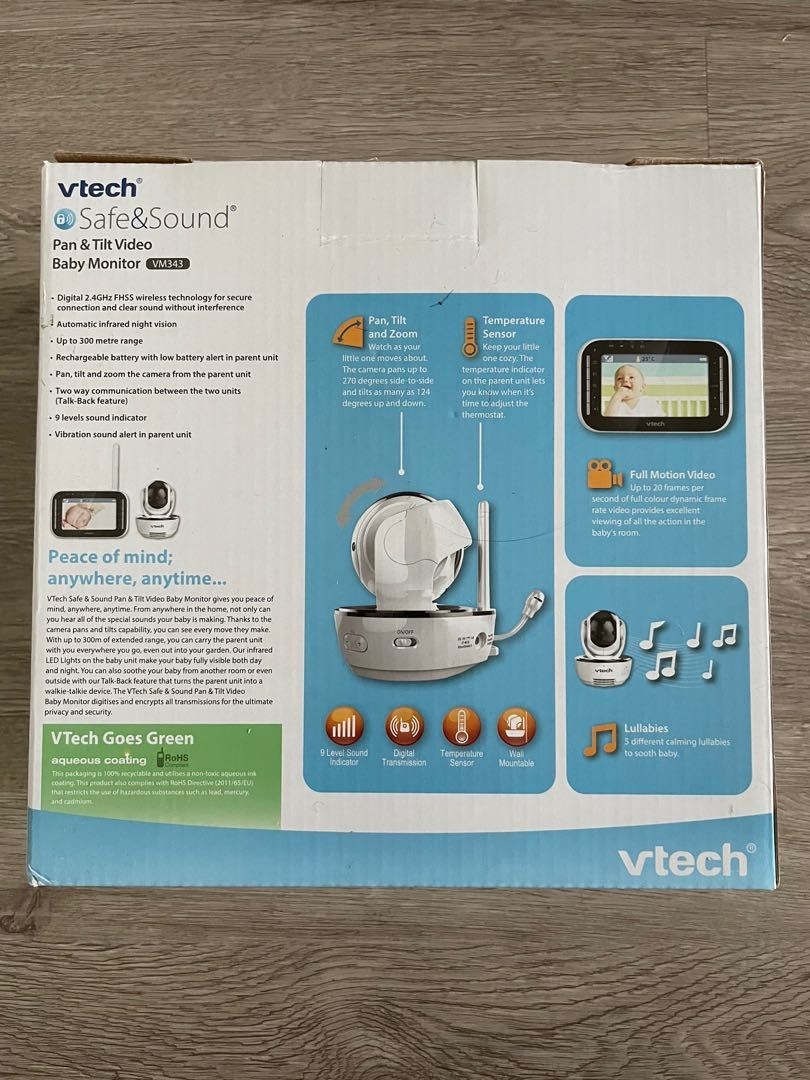 Vtech baby monitor no wifi, Babies & Kids, Baby Monitors on Carousell