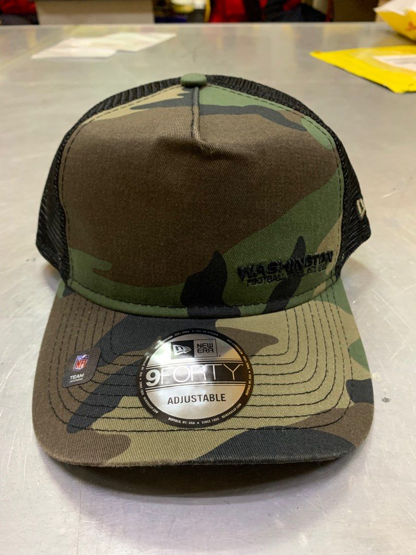 Washington Commanders ARMY CAMO TRUCKER Hat by New Era