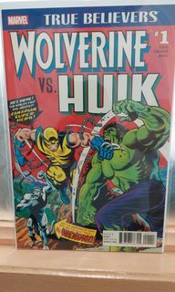 Wolverine vs. Hulk, True Believers #1 Facsimile Edition