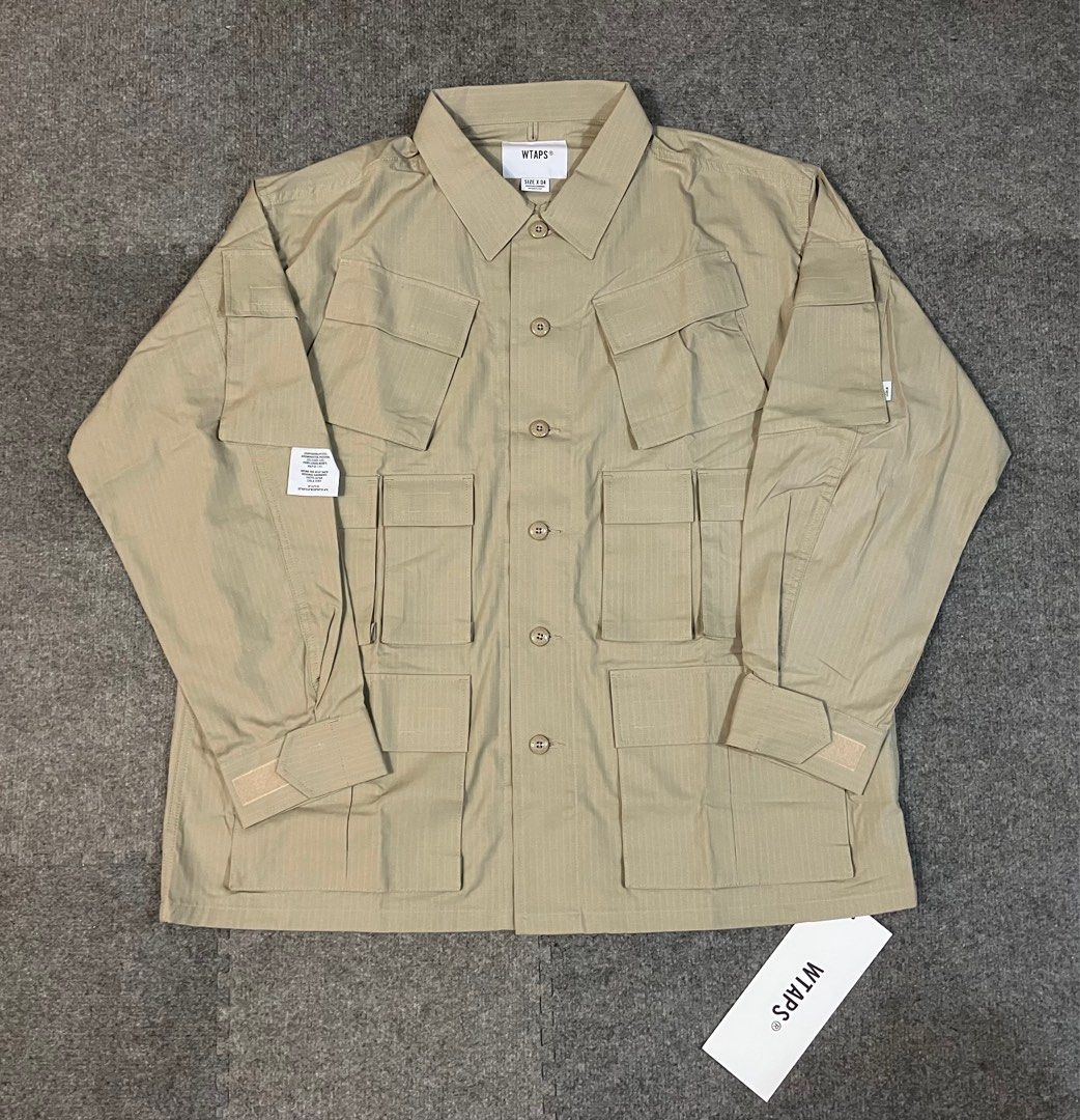 WTAPS MODULAR / LS / COTTON. RIPSTOP MILITARY JACKET WTVUA BDU