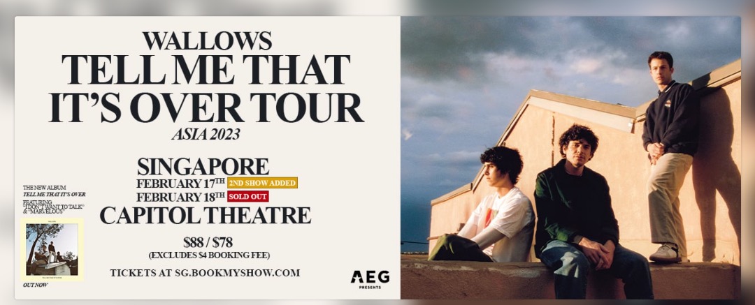 WTS 01 X Wallows Ticket 18 Feb, Tickets & Vouchers, Event Tickets on