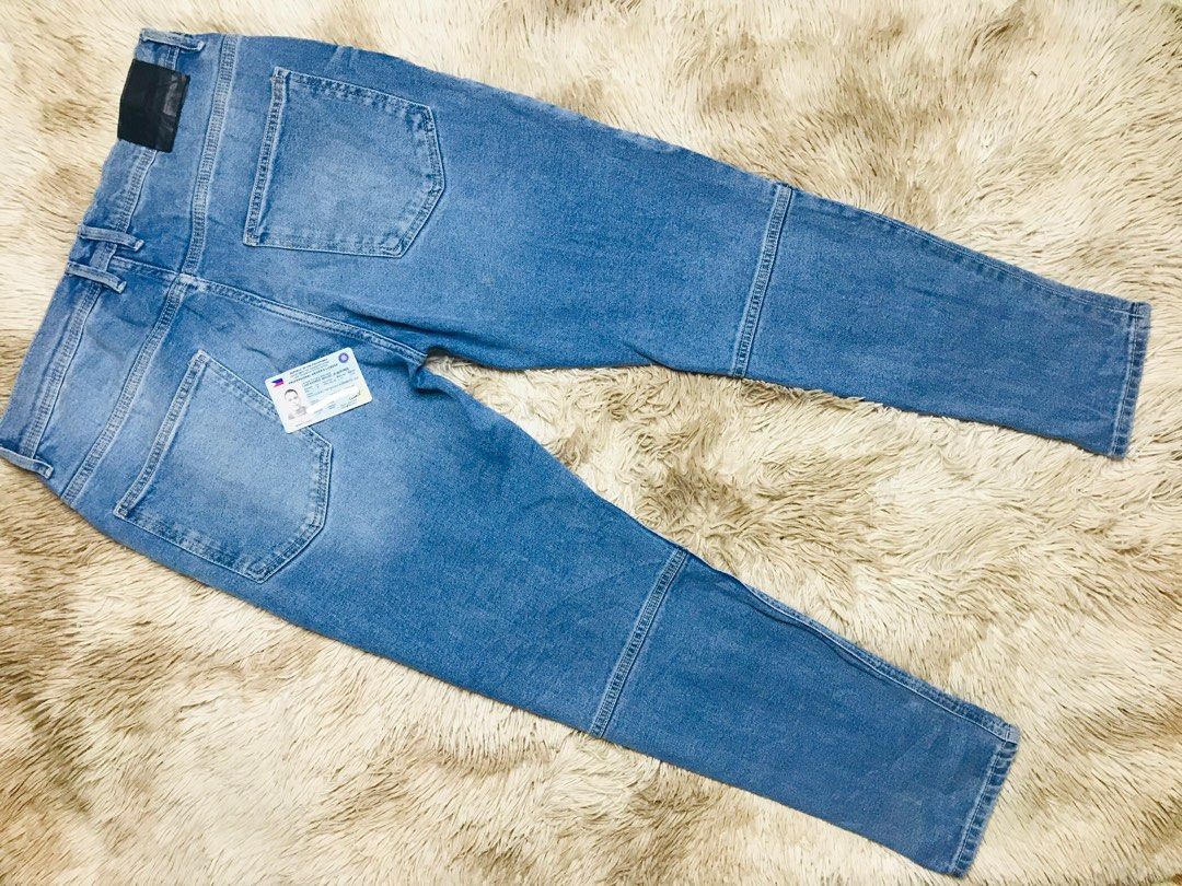 Zara Man Biker Jeans, Men'S Fashion, Bottoms, Jeans On Carousell