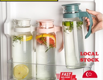 1.4L Water Glass Pitcher, Large Volume and for Hot and Cold water ...