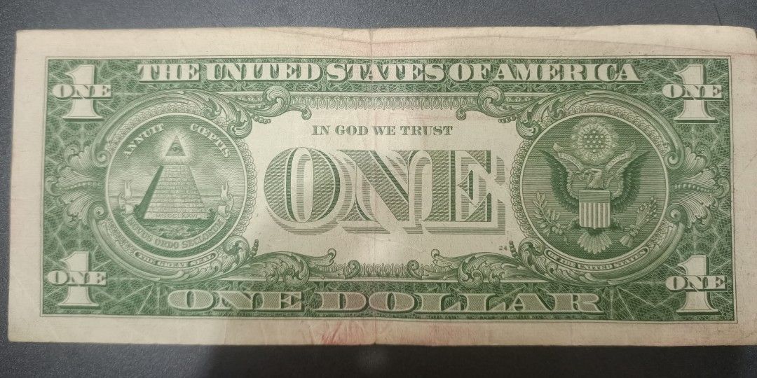 $1 silver certificate 1957 star note USA banknote Hobbies Toys