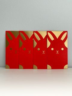 Louis Vuitton 2023 CNY year of Rabbit red packets with rabbit tag 1 box x  8pcs