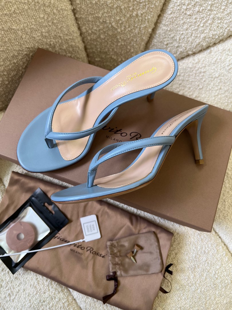Gianvito rossi calypso new arrivals leather thong sandals