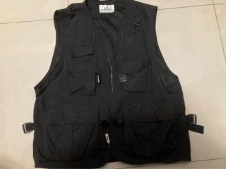 黑色機能工裝背心