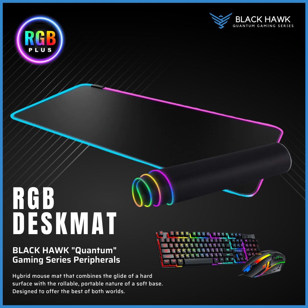 Pro Black X2 Best Gaming Mouse Pad, Gaming Mouse Mat