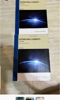 研究所用書 國際金融 International Economics 12th Edition 成大企業管理研究所 用書 近全新
