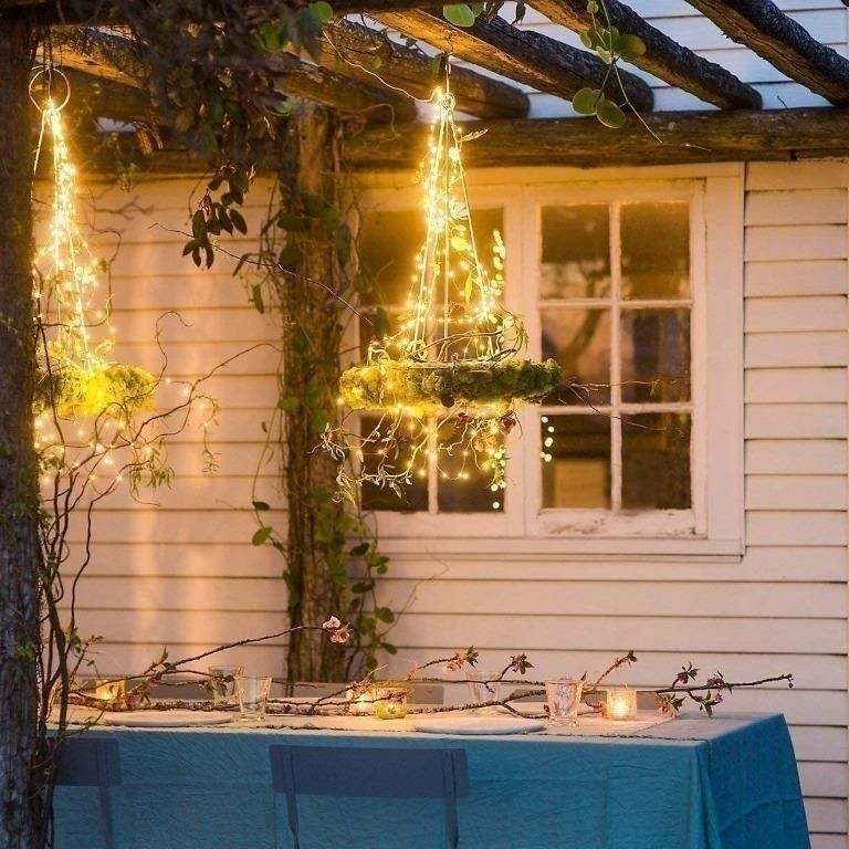 ⚡ [C2446] ⚡ [2 Pack] Solar String Lights,5 M Modes Solar Fairy Lights  Waterproof Outdoor/Indoor Garden Lights Copper Wire Lighting for Wedding,  Patio, Yard, Festoon, Christmas (Warm White) [Energy Class A++],