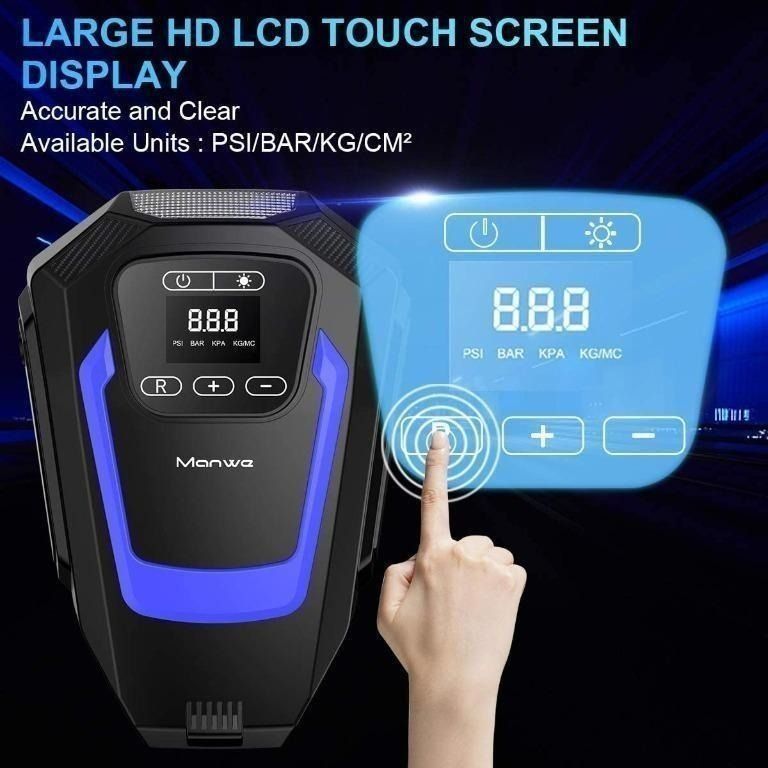 Manwe digital tyre deals inflator