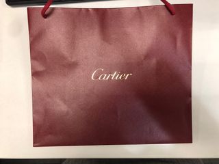 名牌紙袋 Cartier 紅色大紙袋 red paper bag