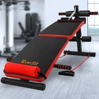 🚚🚚 Local Pickup Adjustable Sit Up Bench Press Weight Gym Home Exercise Fitness Decline 🚚🚚
