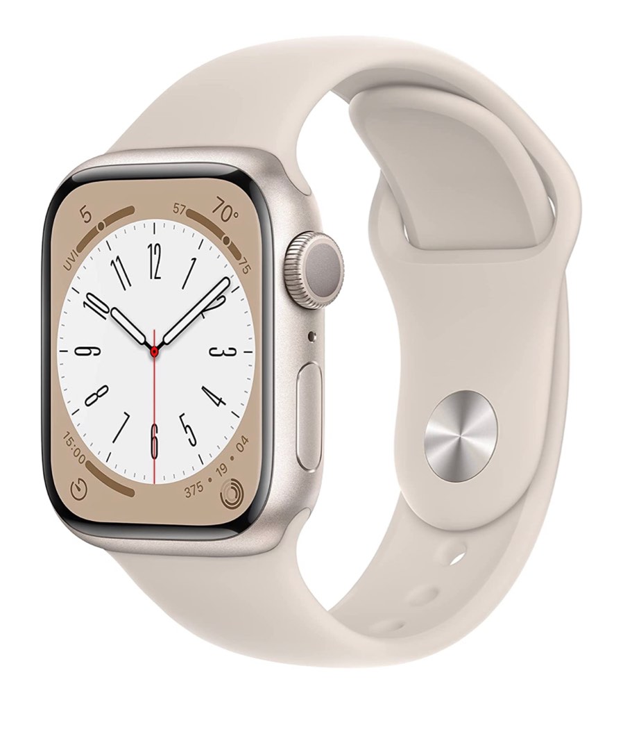 [ Ready stock ] Apple Watch Series 8 GPS 41mm Starlight ( Local set