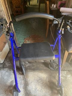 Adjustable Adult Medical Walker Rollator with seats and wheels