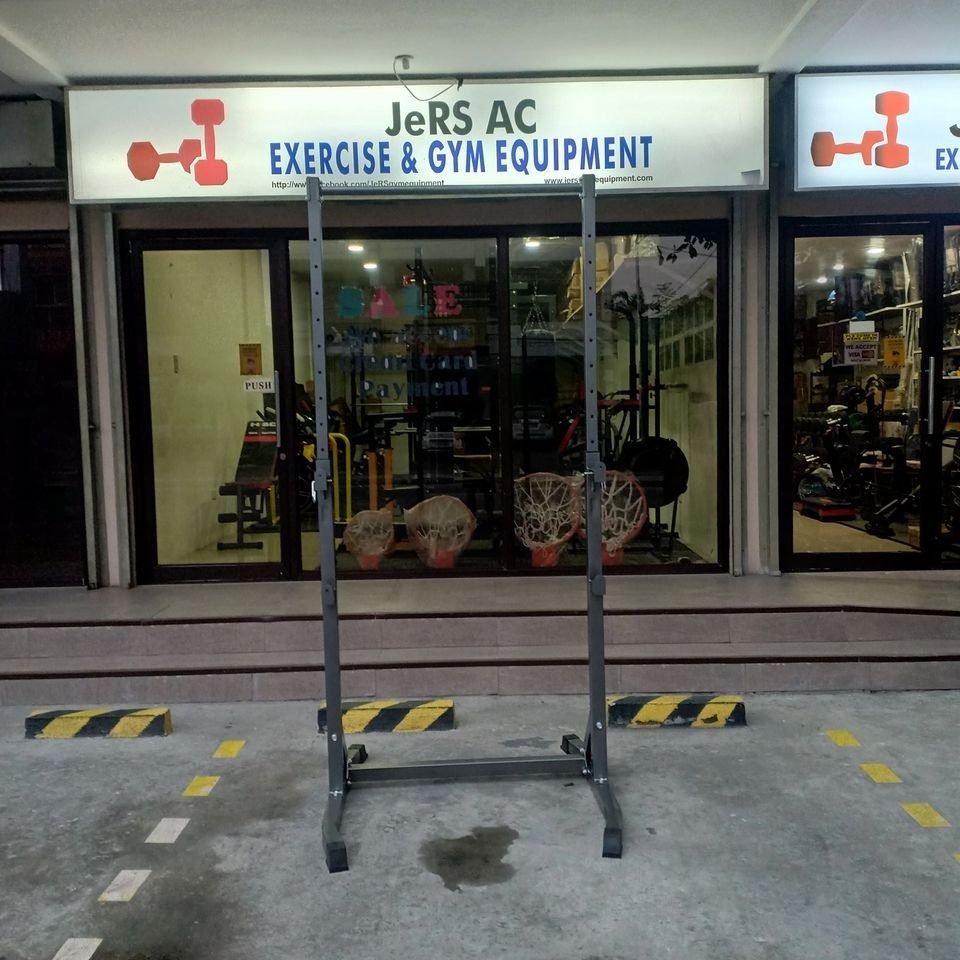 Adjustable Squat Rack with Pull Up Bar (Category: Weights & Dumbbells) located in Rizal. Submitted by kevinpogir48390 (Listing ID 1215358660, Image 1). Description: 🏋‍♂ We are selling different kinds of Gym Equipment, from dumbbells up to heavy-duty machines. 🚛 We can do door to door, cash on deliveries/COD on selected areas. 🏧 We accept Debit/ Credit Card, just go to our shop. 🇵🇭 We can also do shipping via bus and cargo's. ⏳ Same day, Next