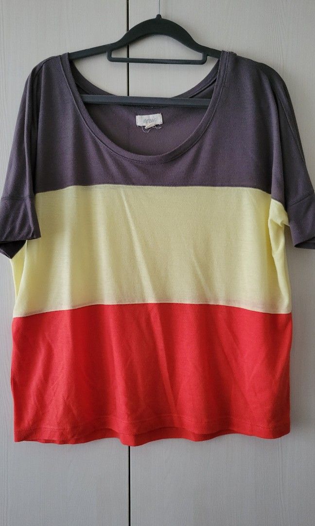 Aerie stripe top (Category: Blouses) located in Cavite. Submitted by silvercarousel15 (Listing ID 1215495136, Image 1). Description: Used in good condition. Thru Lalamove /grab only. 😊.