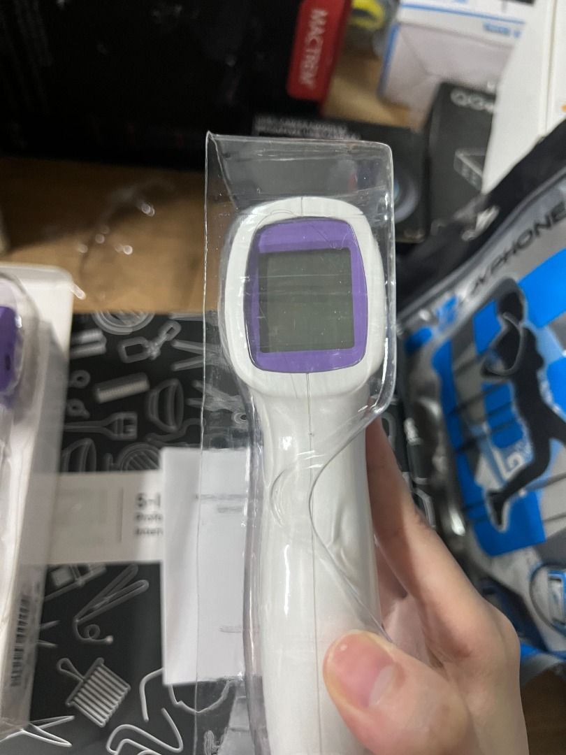 AIQURA (AD801) Non Contact Forehead Infrared Thermometer, Green Screen ...