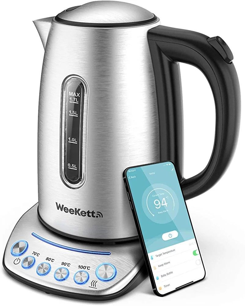 Power Plus Stainless Steel Alexa Smart Kettle Gift Item, Capacity(Litre):  1.7 L