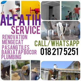 Alfatih renovation 0182175251 tukang cat taman perling
