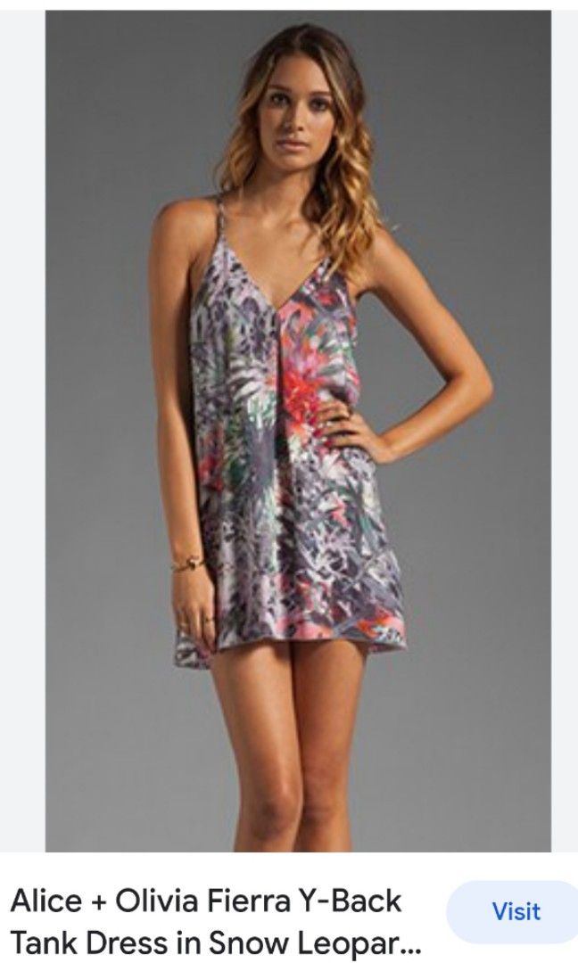 Alice Olivia Fierra Dress Free Size Women s Fashion Dresses Sets Dresses on Carousell