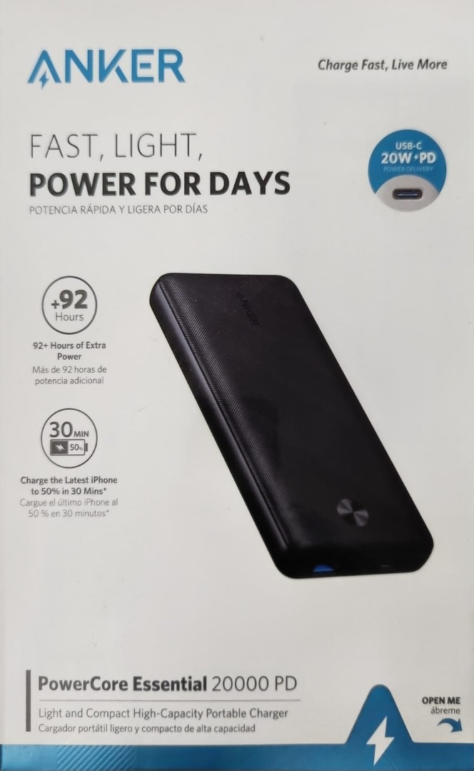 Anker PowerCore Essential 20000 PD, Mobile Phones & Gadgets, Mobile