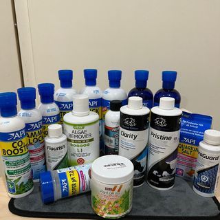 API SEACHEM FRITZ HIKARI additives , medication and food pellets