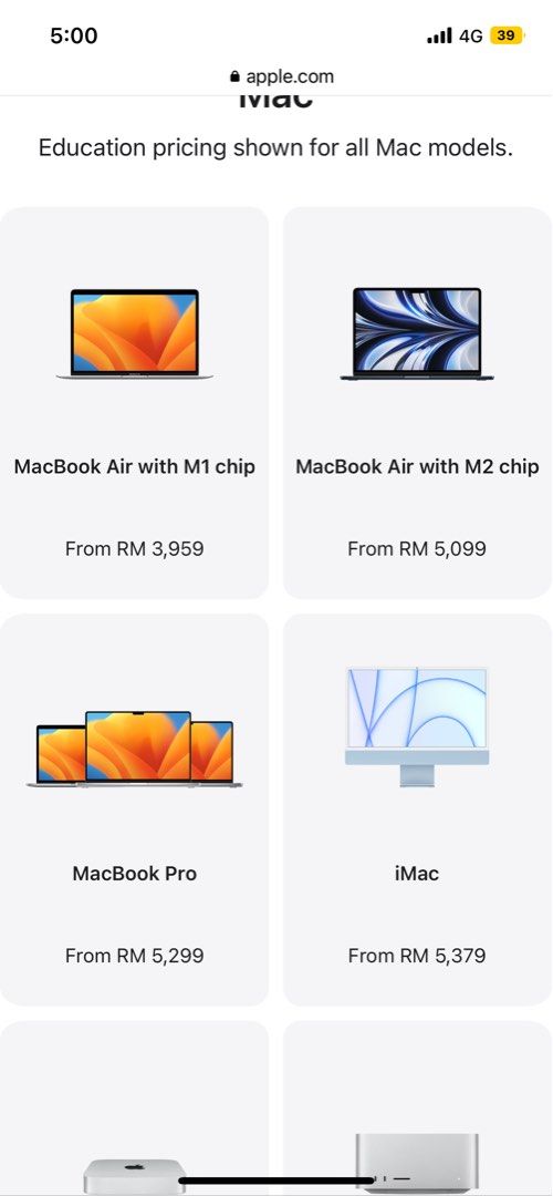 Macbook pro outlet education pricing