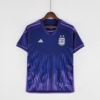 Argentina 2022 2023 FIFA World Cup Away Jersey Soccer Football Shirt S - 2XL